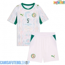 Camisa de time de futebol Senegal Idrissa Gueye #5 Replicas 1º Equipamento Infantil Mundo 2026 Manga Curta (+ Calças curtas)